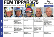 Fem tippar EXTRA V75 Åby onsdag 28 maj 2014 fem tippar v