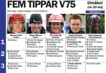 Fem tippar V75 Umåker 10 maj 2014 fem tippar v umaker lor maj