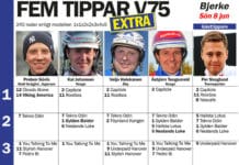 Fem tippar EXTRA V75 Bjerke 8 maj 2014 fem tippar extra v