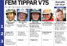 Fem tippar V75 till Axevalla 19 juli 2014 fem tippar v axevalla lordag