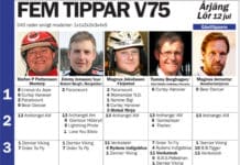 Fem tippar V75 till Årjäng 12 juli 2014 fem tippar v infor arjang