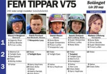 Fem tippar V75 till Solänget 20 september 2014 fem tippar v solanget sept