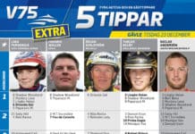 Fem tippar EXTRA V75 till Gävle 23 december fem tippar extra v gavle dec