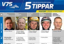 Fem tippar V75 till Mantorp 13 december 2014 fem tippar v mantorp dec