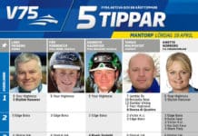 Fem tippar V75 till Mantorp 18 april fem tippar v mantorp april