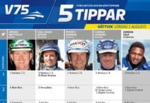Fem tippar V75 till Rättvik 1 augusti fem tippar v till rattvik