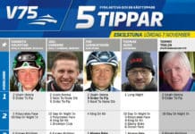 Fem tippar V75 Eskilstuna 7 november fem tippar v