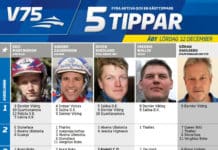 Fem tippar V75 Åby 12 december fem tippar v