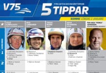 Fem tippar V75 till Romme 2 januari fem tippar v lordag januari