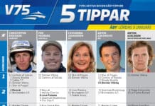 Fem tippar V75 till Åby 9 januari fem tippar v