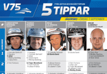 Fem tippar V75 till Jägersro 3 september 2016 v75