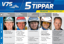 Fem tippar V75 till Färjestad 1 oktober 2016 v75 tips färjestad