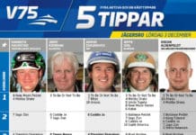 Fem tippar V75 till Jägersro 3 december 2016 fem tippar jägersro