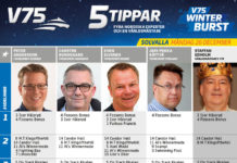 Fem tippar V75 till Solvalla 26 december solvalla 26 december