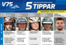 Fem tippar V75 till Färjestad 21 januari tippar v75