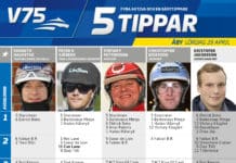 Fem tippar V75 till Åby 29 april 2017 åby 29 april 2017