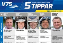 Fem tippar V75 till Åby 13 maj 2017 tippar v75