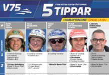 Fem tippar V75 till Charlottenlund 14 maj 2017 copenhagen cup