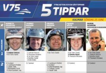Fem tippar V75 till Kalmar 25 juni 2017 femtipparkalmar