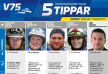 Fem tippar V75 till Romme 19 augusti 2017 romme 5 tippar