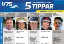 Fem tippar V75 till Jägersro 2 december 2017 Fem tippar V75 till Jägersro 2 december 2017