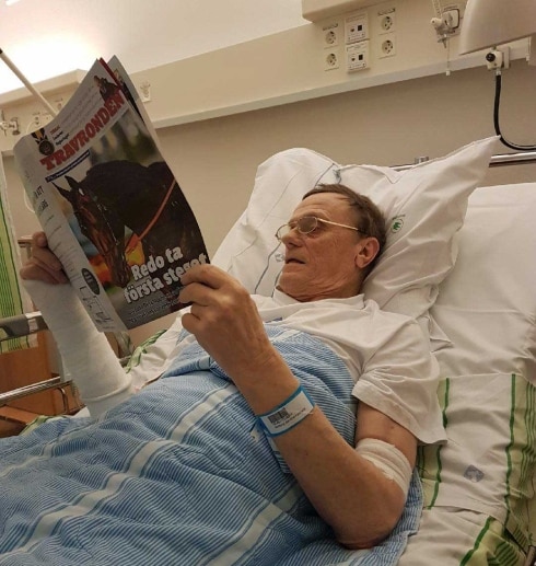 72-årige Jan Norberg är kvar på sjukhuset