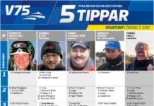 Fem tippar V75 till Mantorp 2 juni 2018 V75 till Mantorp