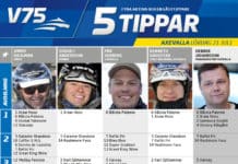 Fem tippar V75 till Axevalla 21 juli 2018 fem tippar