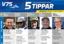 Fem tippar V75 till Jägersro 1 september 2018 Fem tippar V75 till Jägersro 1 september 2018