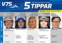 Fem tippar V75 till Romme 29 december Fem tippar V75 till Romme 29 december