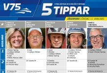 Fem tippar V75 lördag Jägersro 12 januari 2019 Fem tippar V75 lördag Jägersro 12 januari 2019