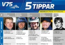 Fem tippar V75 Axevalla Lördagen 16 februari 2019 Fem tippar V75 Axevalla Lördagen 16 februari 2019