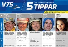 Fem tippar V75 till Färjestad Lördag 9 mars 2019 fem tippar färjestad