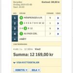 V75 Tips till Åby med Janne Jackpot och Pokaler