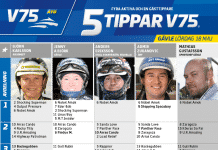 Fem tippar V75 till Gävle Lördag 18 maj 2019 Fem tippar V75 till Gävle Lördag 18 maj 2019