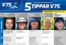 Fem tippar V75 till Hagmyren Lördag 27 Juli 2019 Fem tippar V75 till Hagmyren Lördag 27 Juli 2019