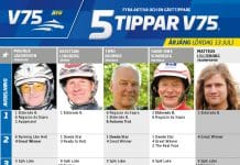 Fem tippar V75 till Årjäng Lördag 13 juli 2019 Fem tippar V75 till Årjäng Lördag 13 juli 2019