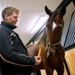 Inför V75 Söndag: Fredrik Wallin kopplar av i stallet med Activated Fredrik Wallin kopplar av i stallet med Activated