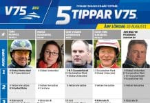 Fem tippar V75 inför Åby 10 augusti 2019 Fem tippar V75 inför Åby 10 augusti 2019