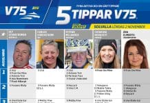 Fem tippar V75 till Solvalla Lördag 2 november 2019 Fem tippar V75 till Solvalla Lördag 2 november 2019