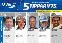 Fem tippar V75 till Eskilstuna lördag 9 november 2019 Fem tippar V75 till Eskilstuna lördag 9 november 2019
