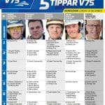 Fem tippar V75 till Bergsåker 14 december 2019 Fem tippar V75 till Bergsåker 14 december 2019