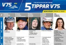 Fem tippar V75 till Bergsåker 21 mars 2020 Fem tippar V75 till Bergsåker 21 mars 2020