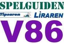 Analys avd 1-4 till V86 Lindesberg tipsaren spelguiden v86