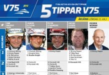 Fem tippar V75 till Årjäng 11 juli 2020 Fem tippar V75 till Årjäng 11 juli 2020