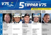 Fem tippar V75 till Jägersro 5 september 2020 Fem tippar V75 till Jägersro 5 september 2020