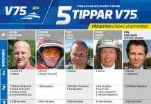 Fem tippar V75 till Färjestad 19 september 2020 Fem tippar V75 till Färjestad 19 september 2020