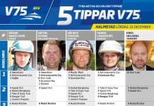 Fem tippar V75 till Halmstad 19 december 2020 Fem tippar V75 till Halmstad 19 december 2020