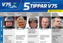 Fem tippar V75 till Åby 8 maj 2021 Fem tippar V75 till Åby 8 maj 2021