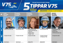Fem tippar V75 till Jägersro 4 september 2021 fem tippar v75 v35 jagersro 4 september 2021